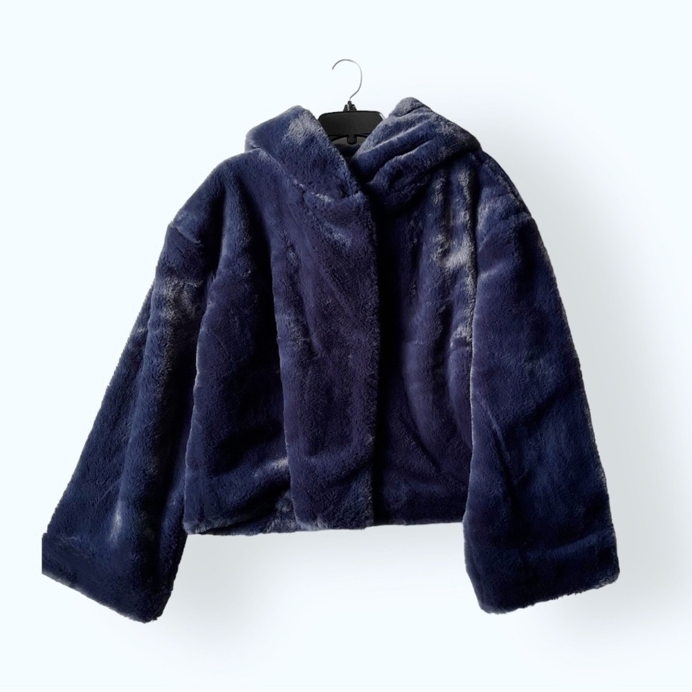 Good American Fur Bomber Jacket